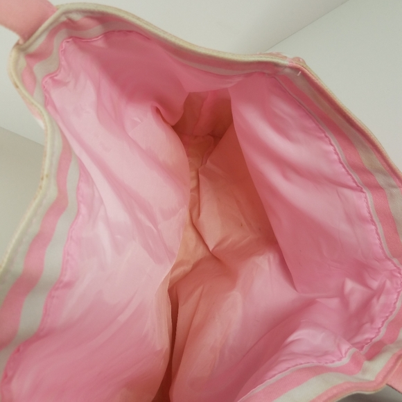 Victoria Secret Striped Beach Bag Tote - Picture 8 of 9